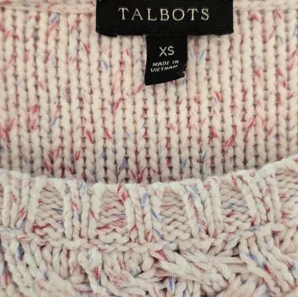 Talbots Mixed Cable Knit Sweater - Picture 4 of 5